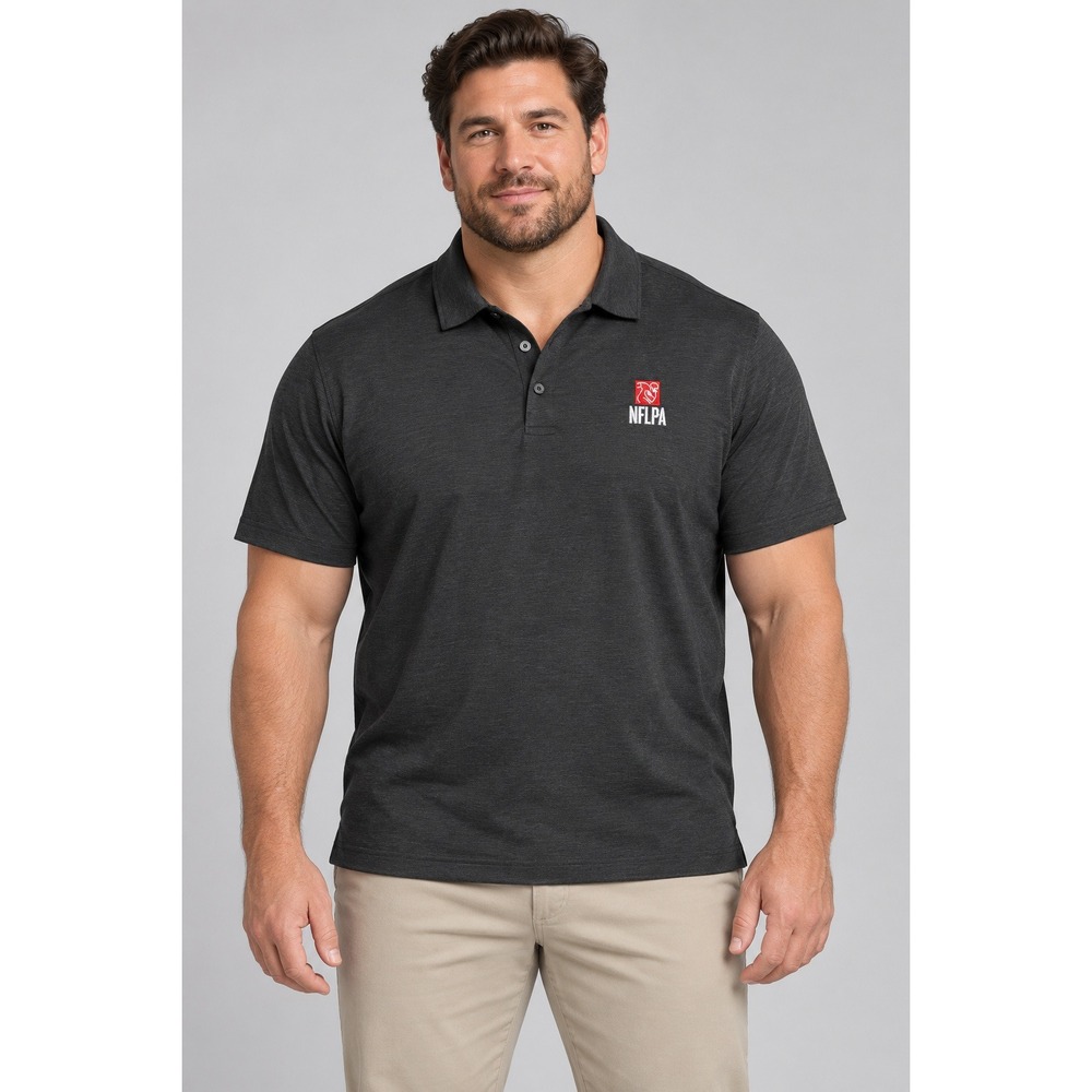 Lululemon Evolution Polo Shirt XXL Black NFLPA Logo Slim Fit LM3CY5S NEW